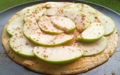 Crepe de avena con manzana