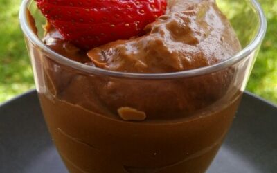 Mousse de aguacate y plátano